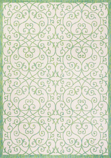 Madrid Vintage Filigree Textured Weave Indoor/outdoor Area Rug